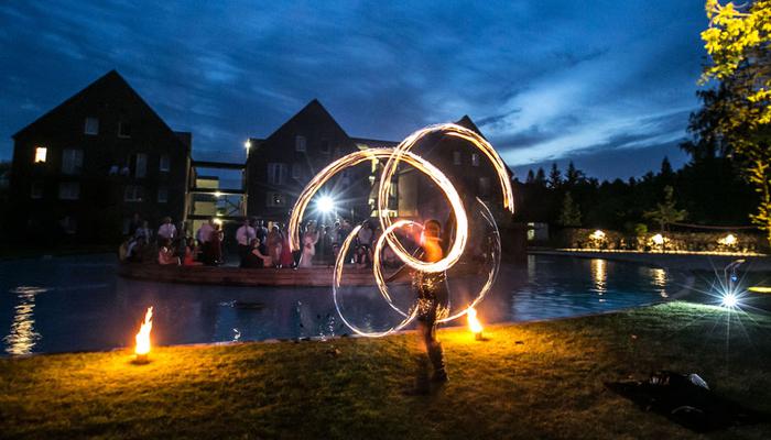 Feuershow in Münster für Hochzeiten