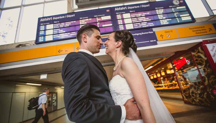 Historische Dampfeisenbahn für Hochzeiten